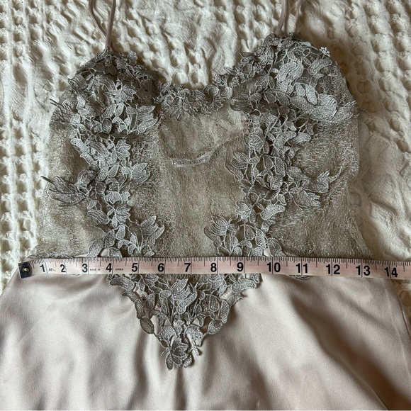 Flora Nikrooz Showstopper Chemise & Robe Set BHLDN bride honeymoon 2 piece Sz Sm - Picture 15 of 15